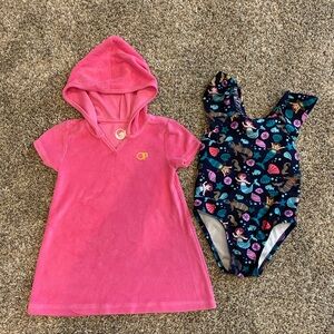 2T Swimsuit and cover up